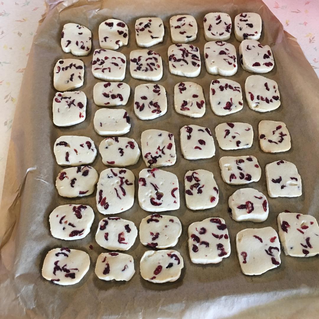 低糖少油版蔓越莓饼干