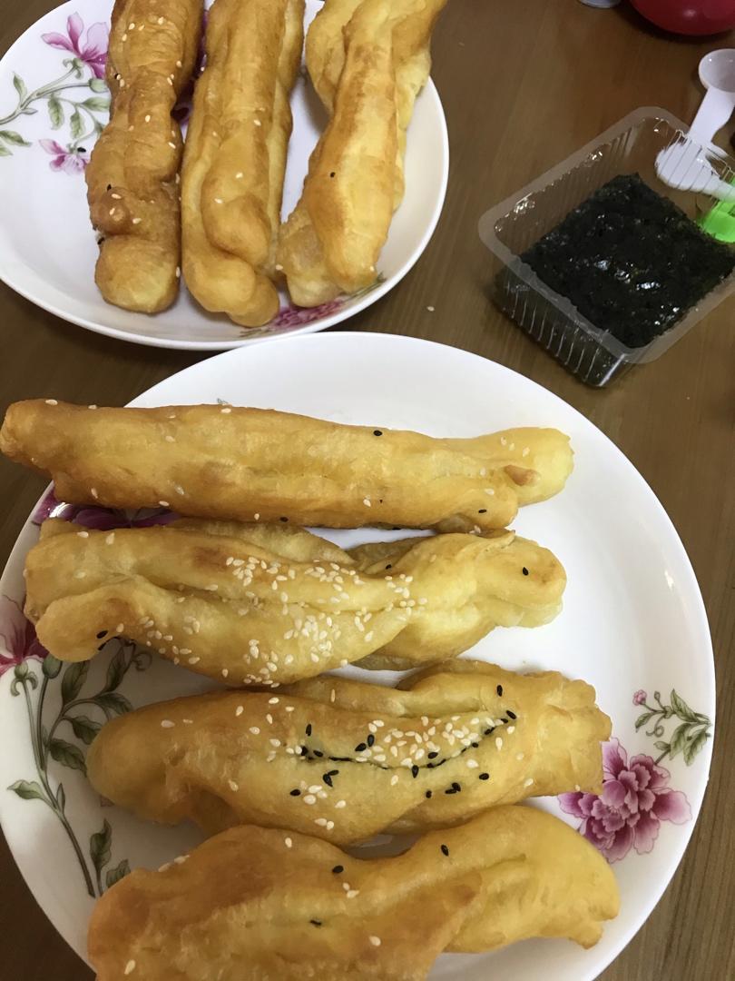 快手早餐～自制油条（酵母版，不含泡打粉、膨松剂）
