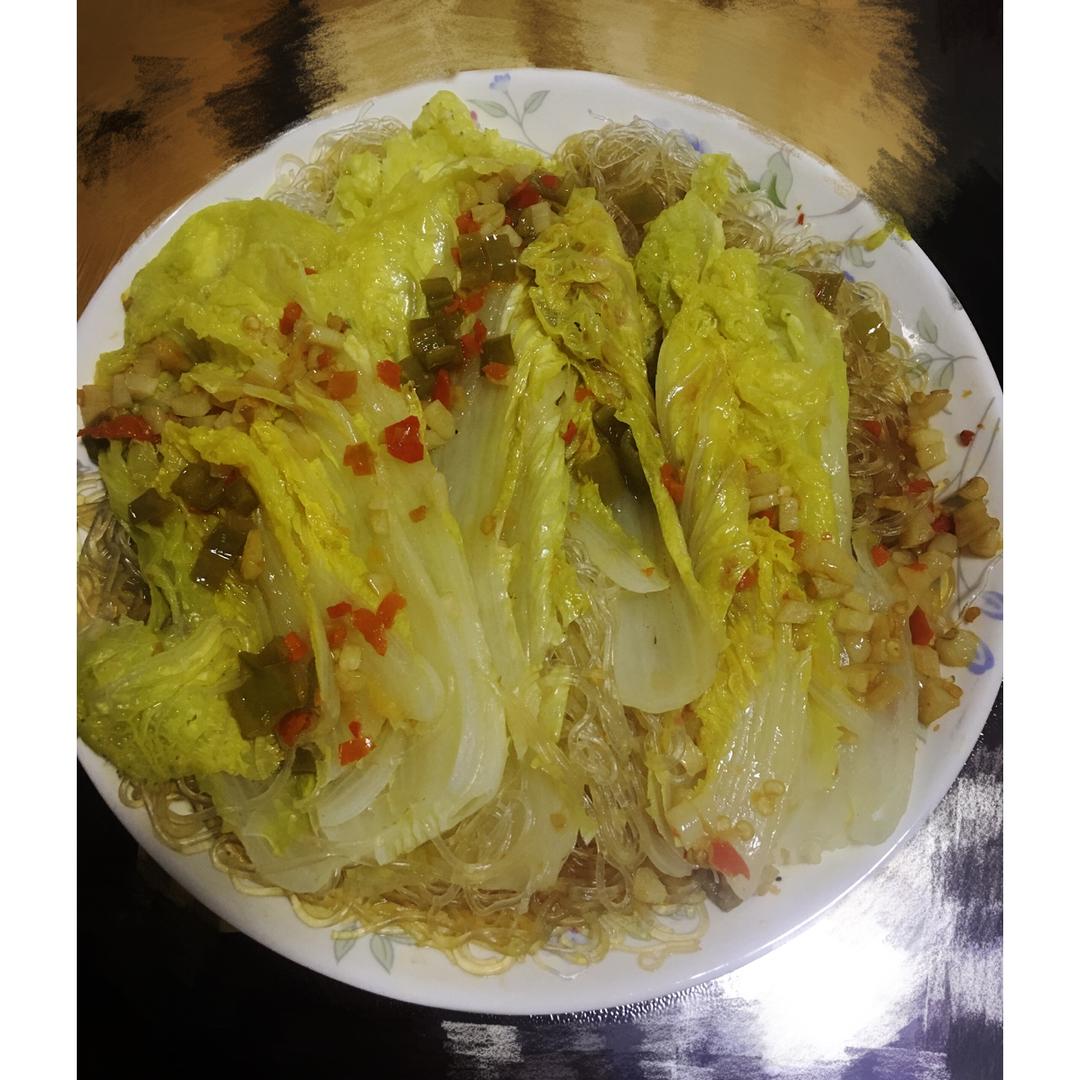 蒜蓉粉丝娃娃菜