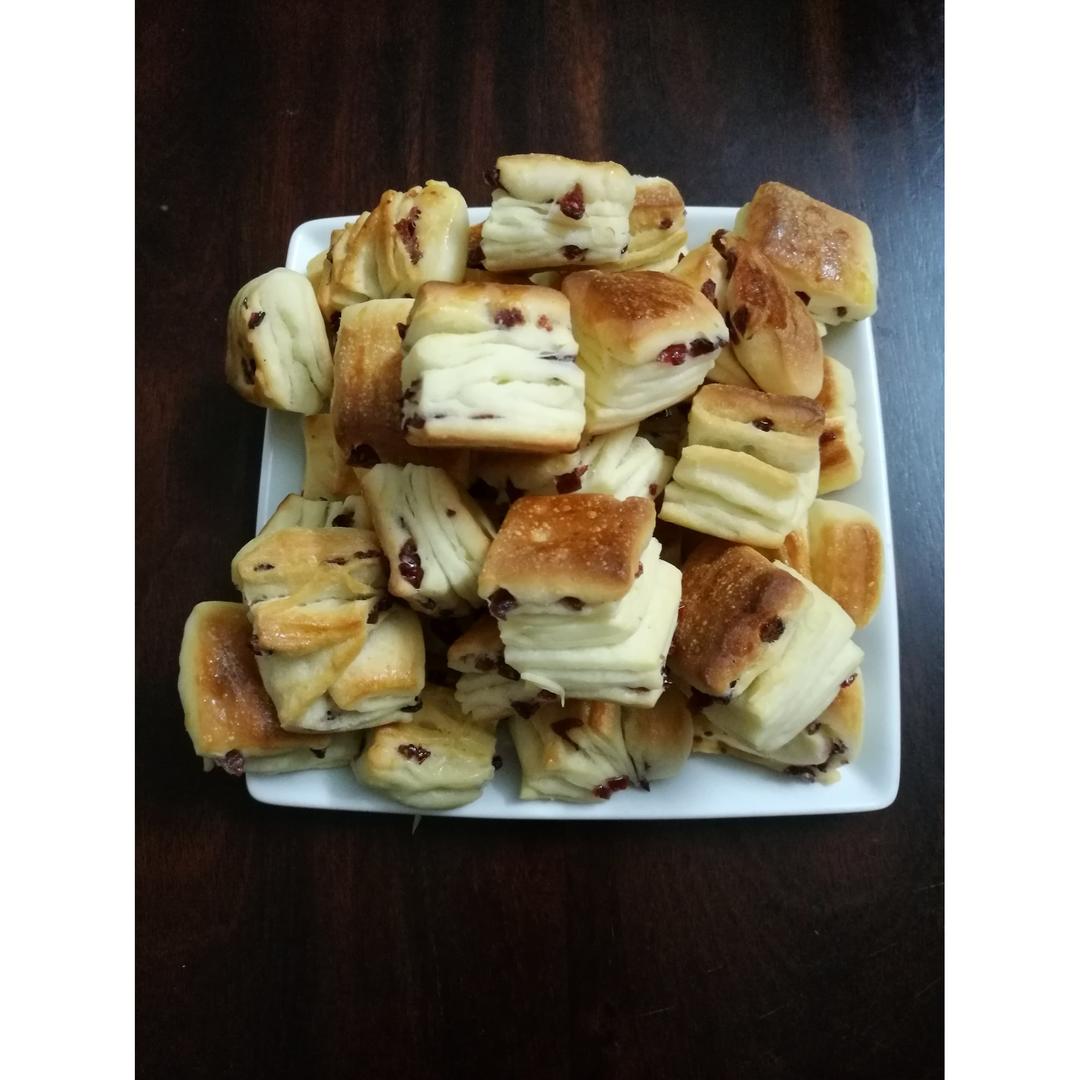 蔓越莓优格小面包块