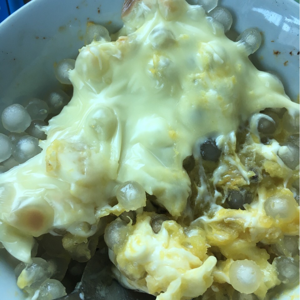 焗烤紫薯西米