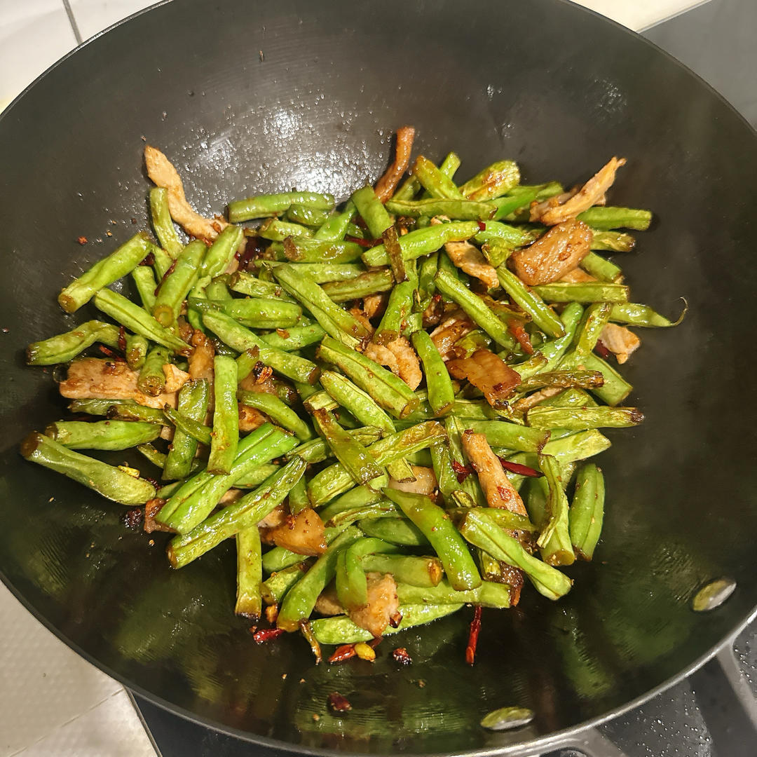 零厨艺的豆角炒肉