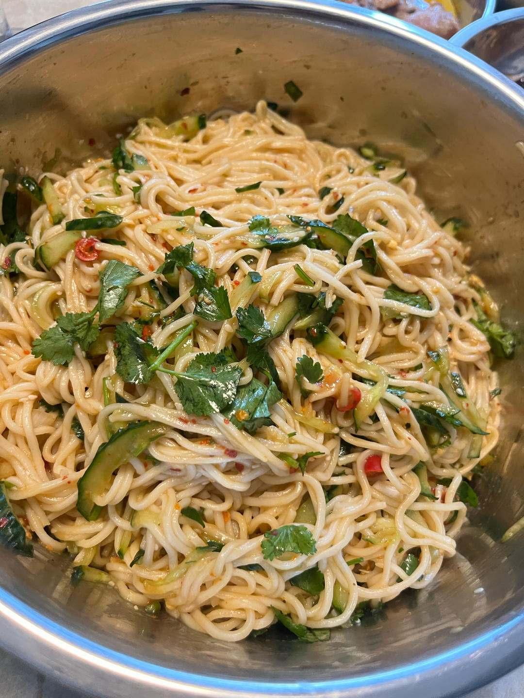 酸辣爽口的凉拌面！保证吃一次就上瘾