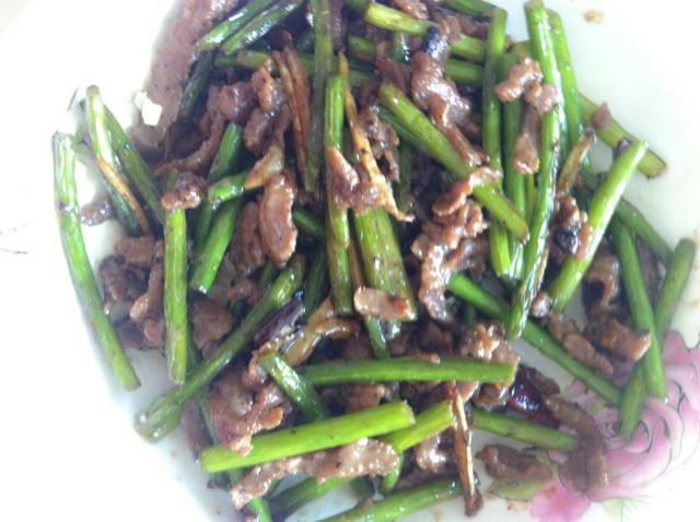 蒜薹炒肉