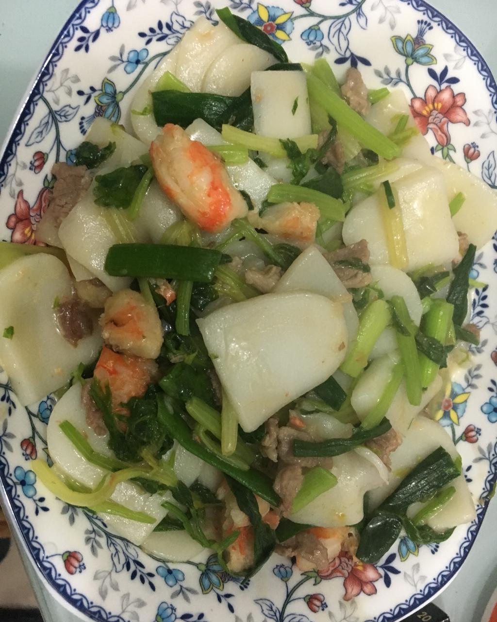 炒白粿