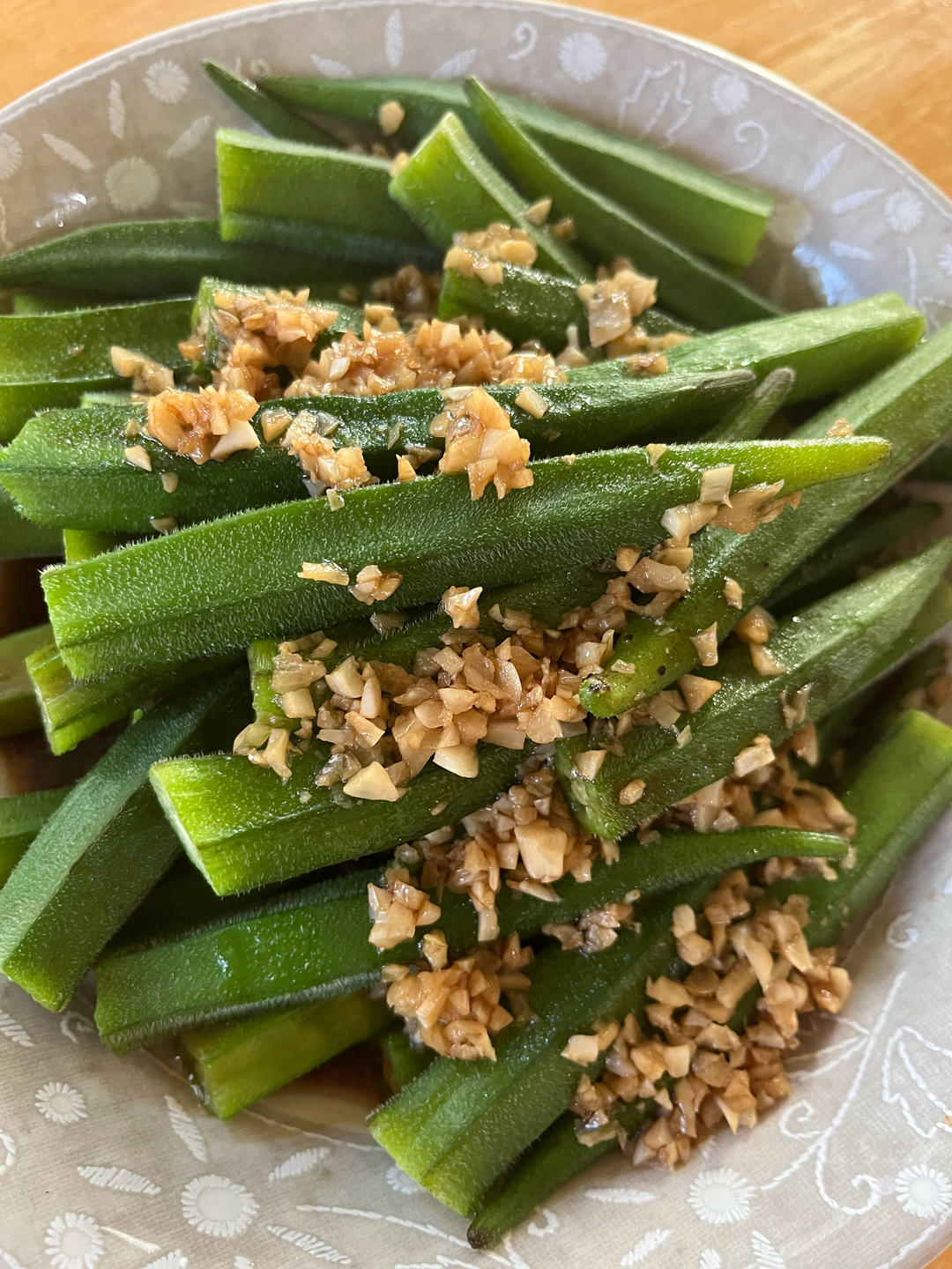 蒜蓉秋葵