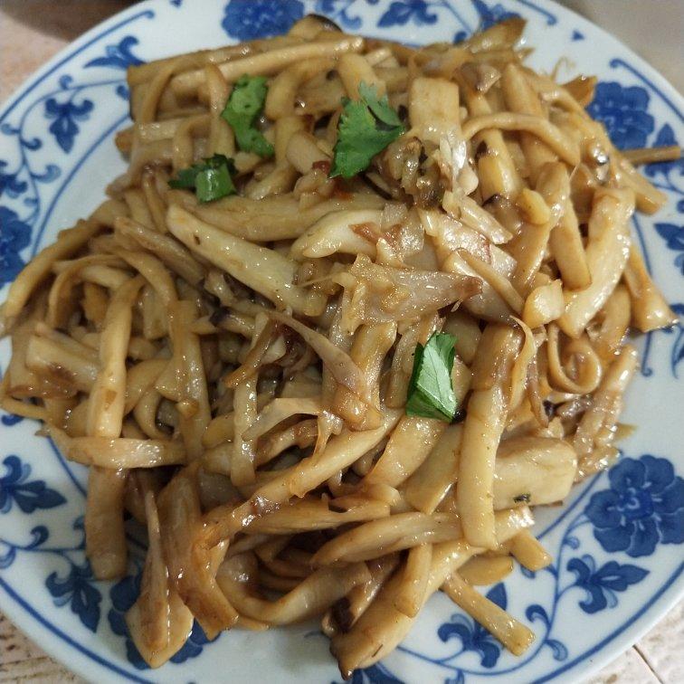 干煸手撕杏鲍菇