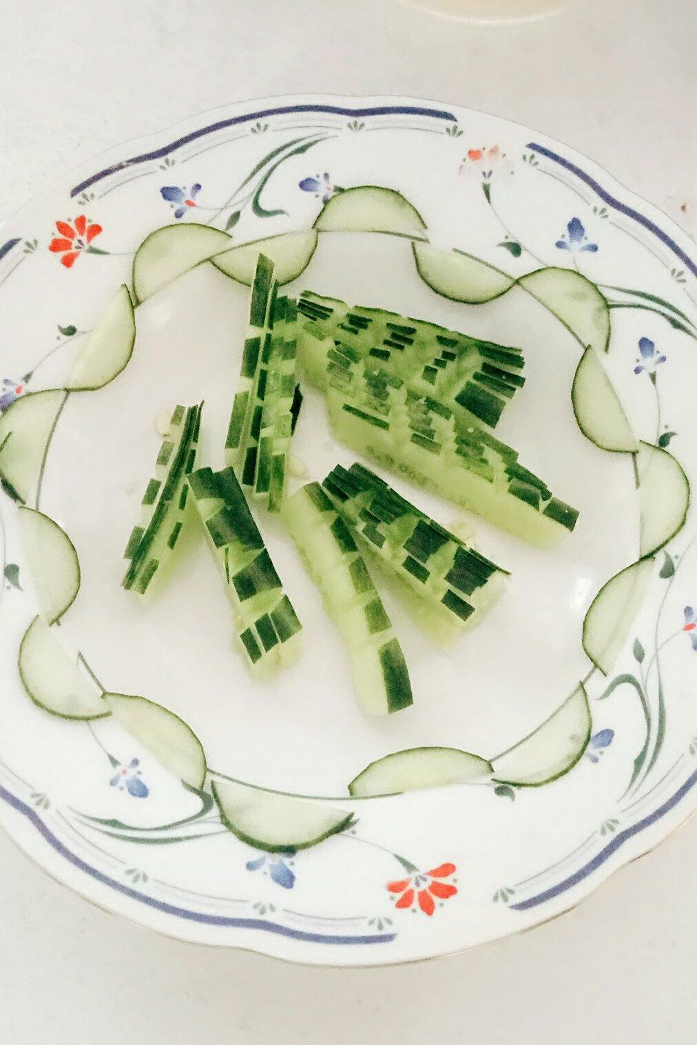 哒哒damf做的花刀黄瓜