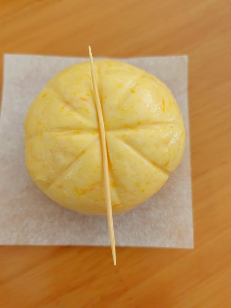 用南瓜做的南瓜豆沙包的做法 步骤23