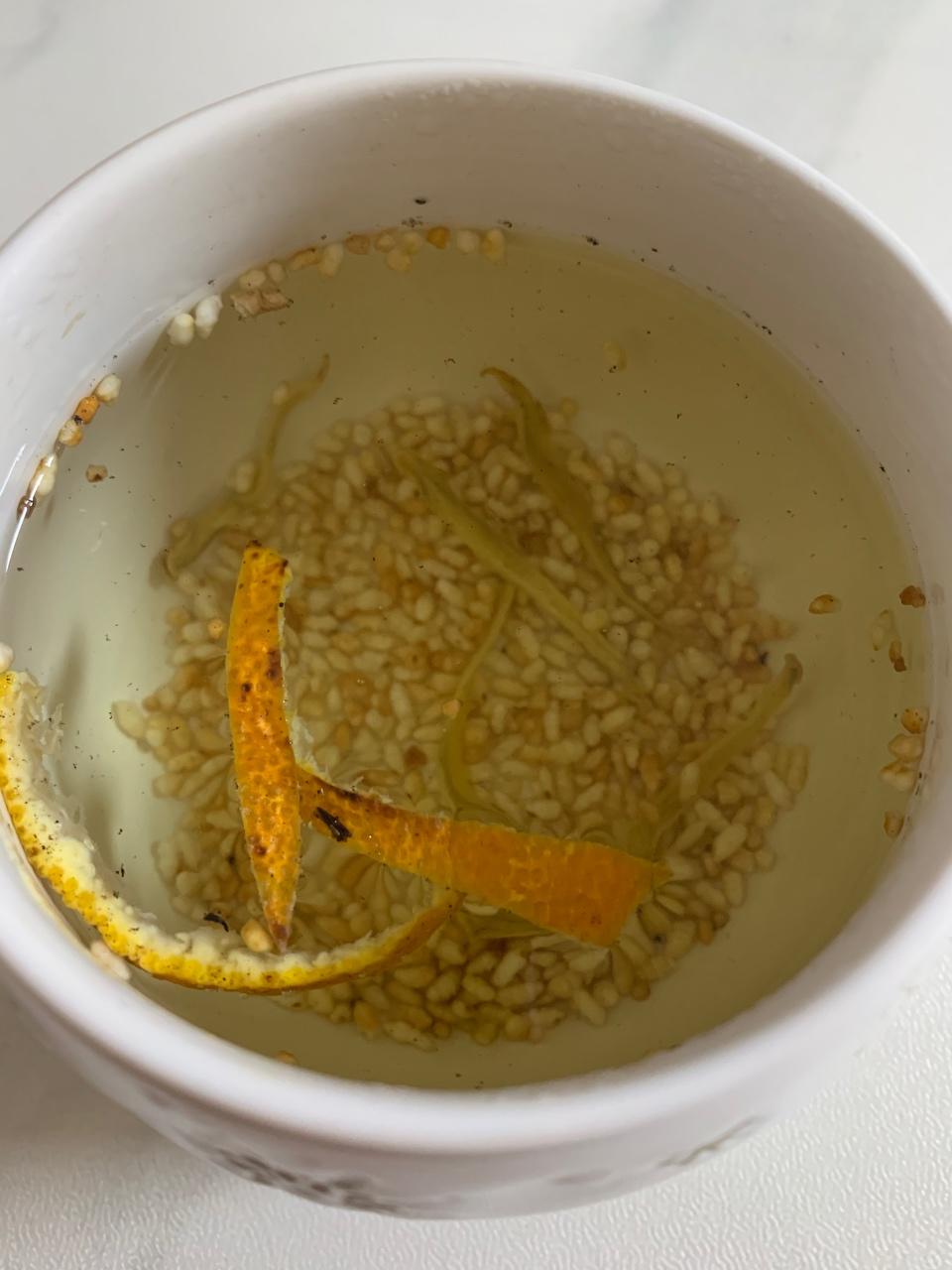 生姜陈皮焦米茶