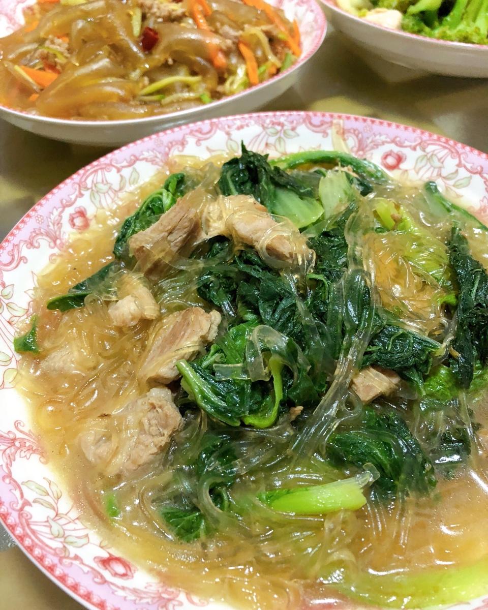 小白菜炖粉条