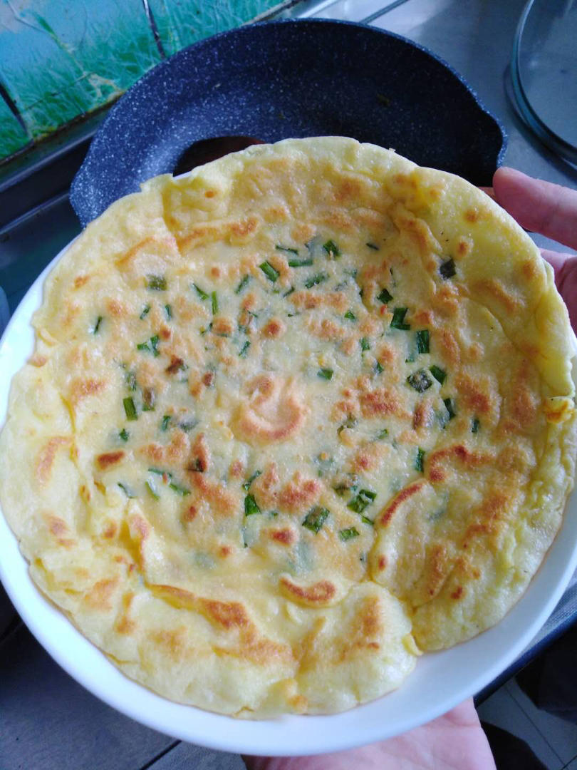 葱花鸡蛋饼