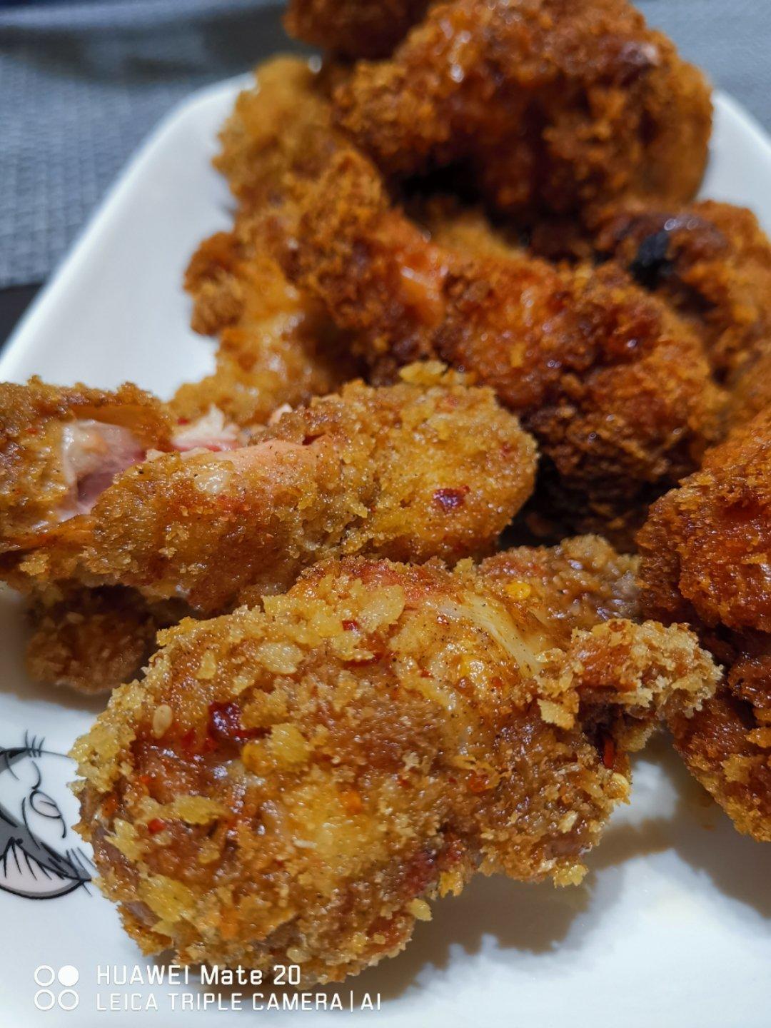 面包糠炸鸡腿（可以和肯德基相媲美的炸鸡腿）