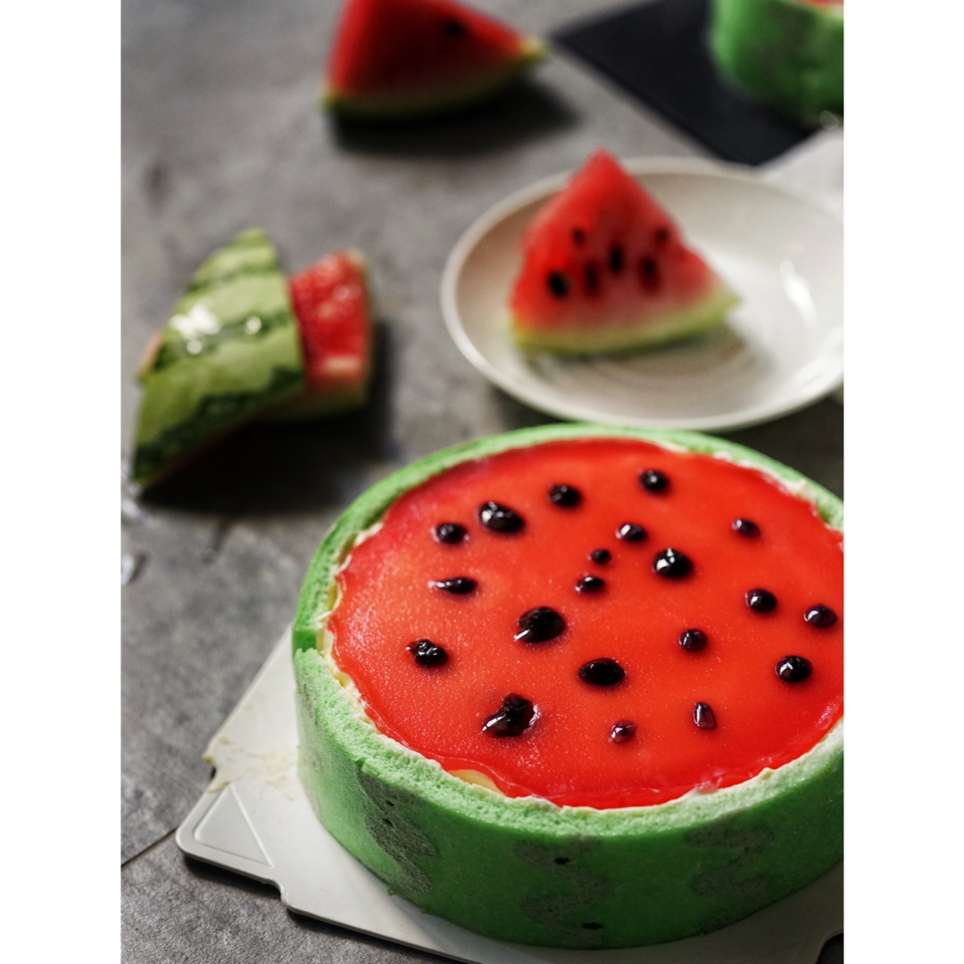 夏日冰凉西瓜慕斯