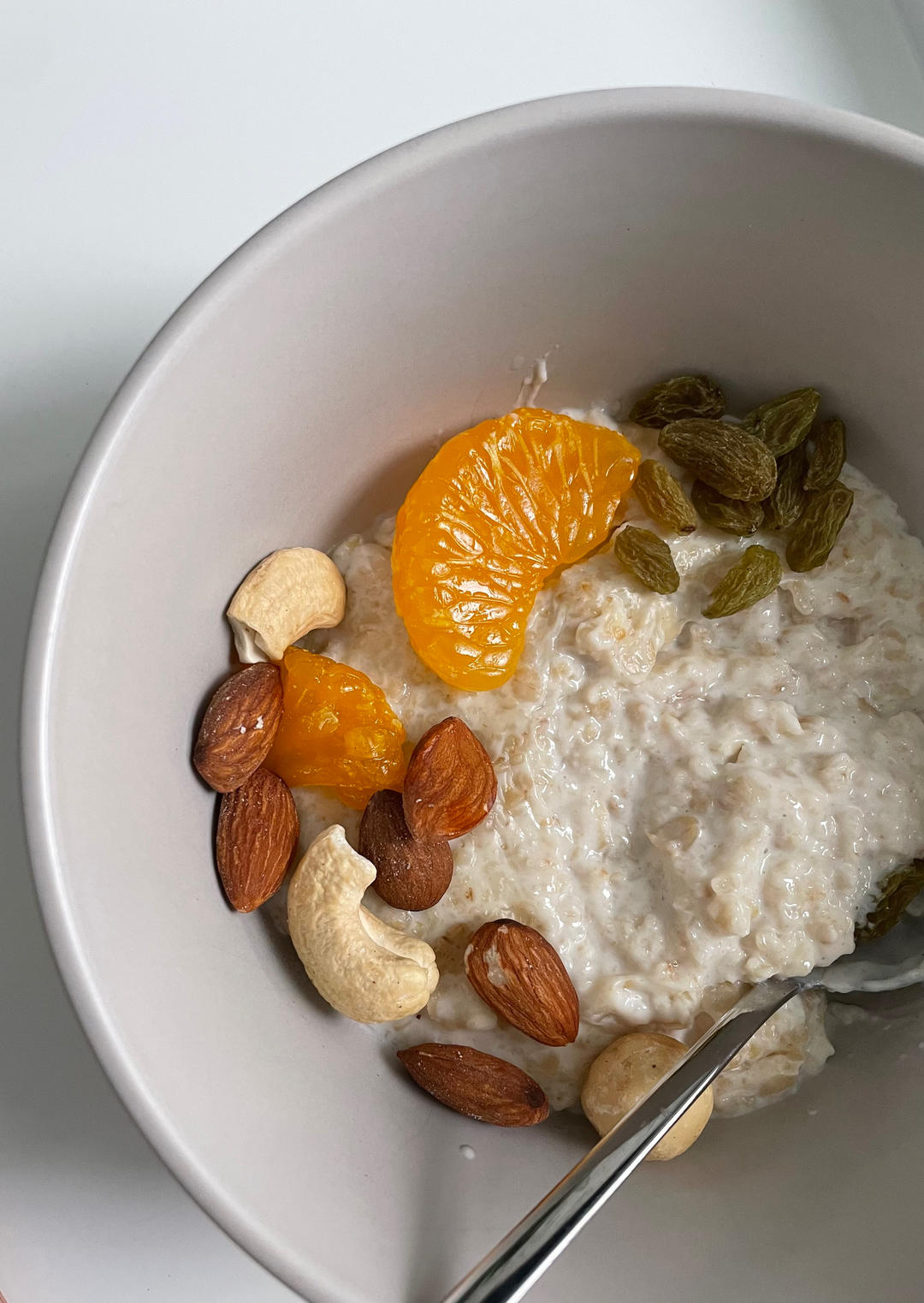 2分钟微波炉燕麦粥 2-min microwaved porridge