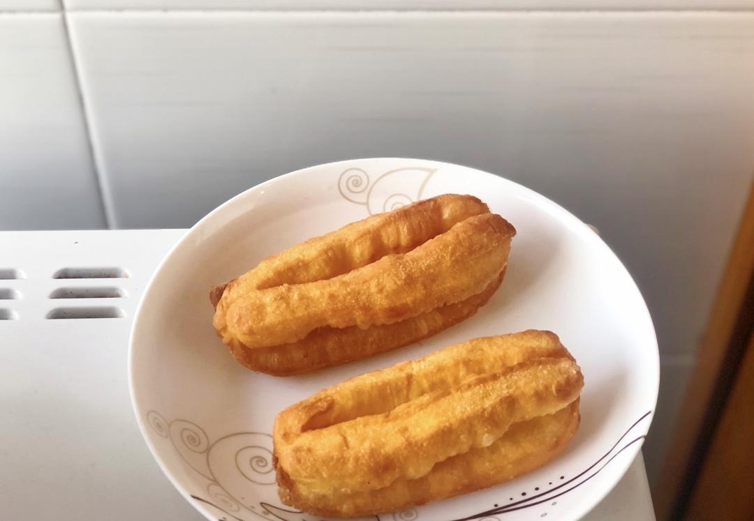 自制无泡打粉油条