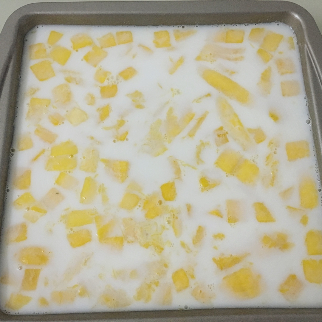 午后小甜点芒果椰汁糕教程