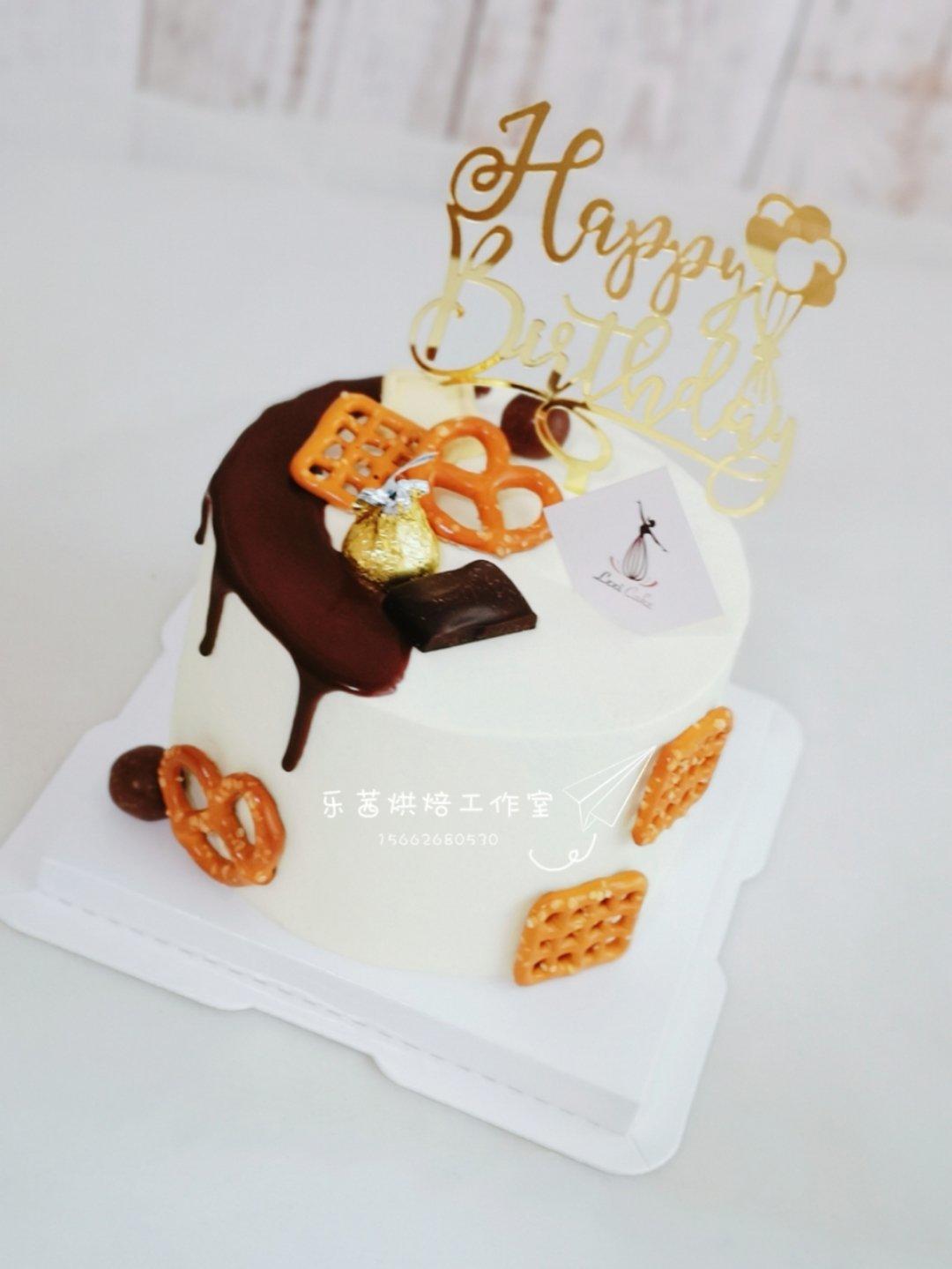 蛋糕淋面：巧克力甘纳许淋面（超美腻超快手）