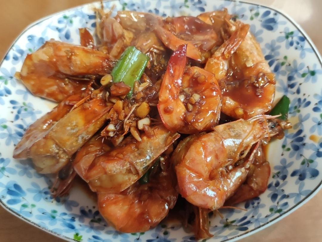 家庭版油焖大虾