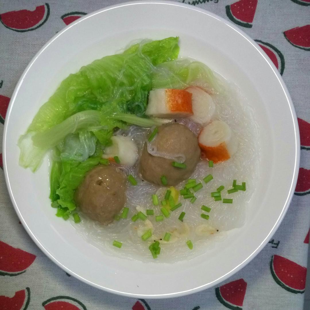 粉丝丸子汤