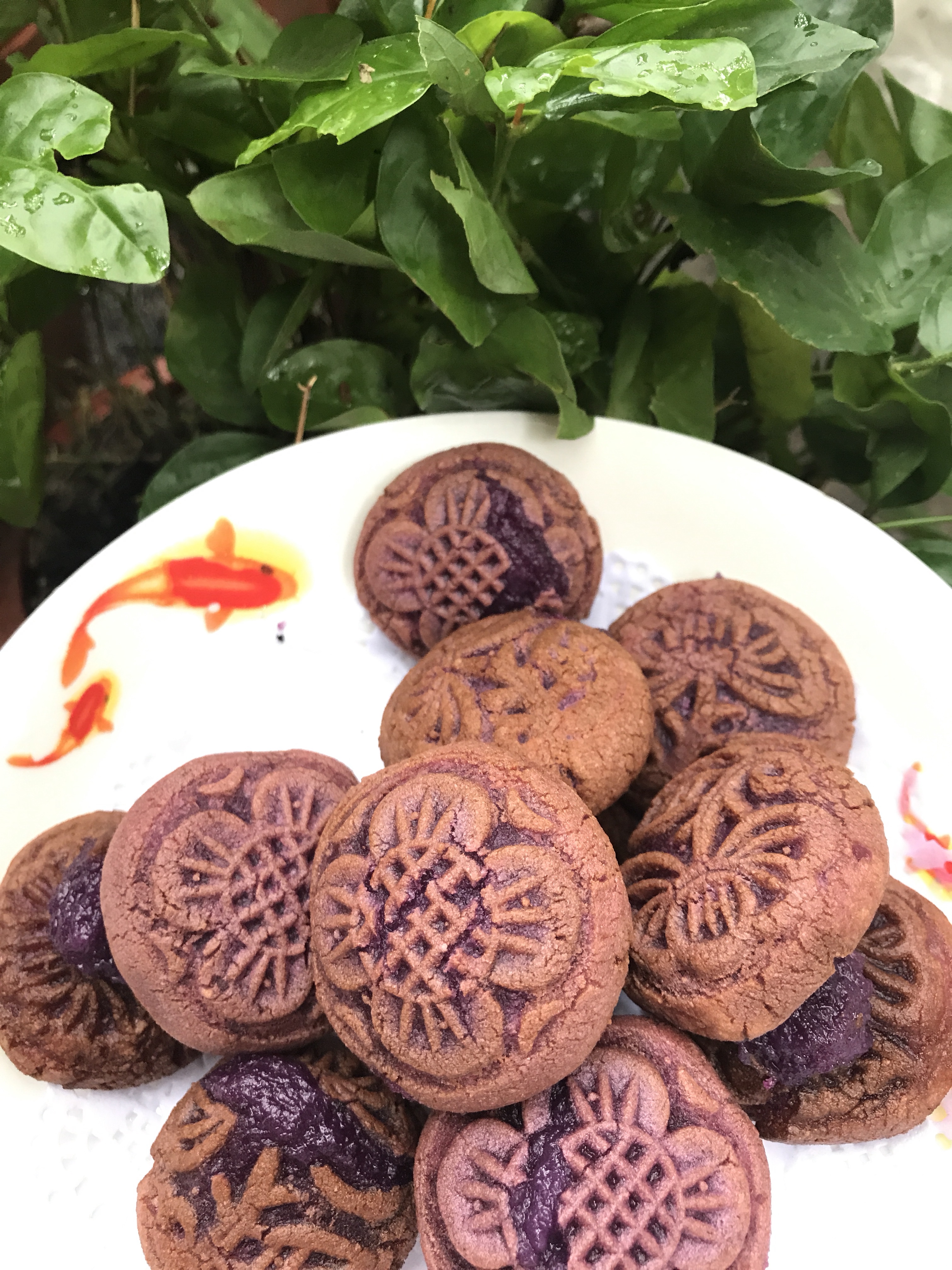 小食：紫薯饼（油炸）的做法