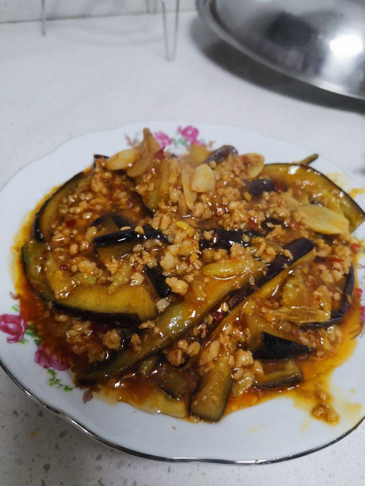 红烧肉沫茄子
