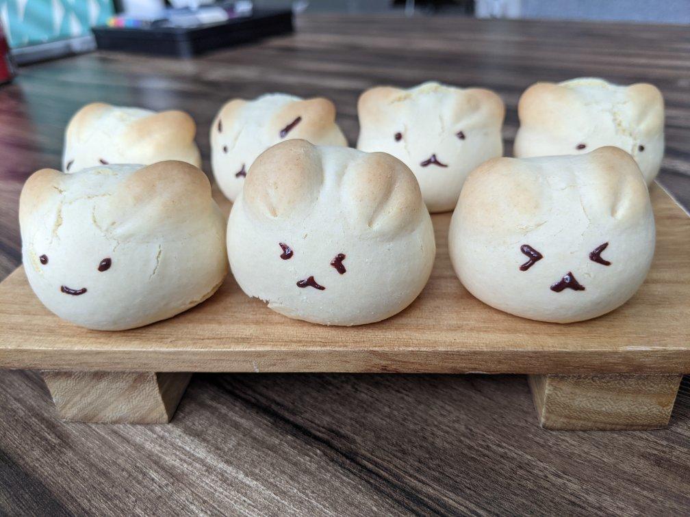 萌萌月兔烧果子，松软香甜，最佳春节手工点心