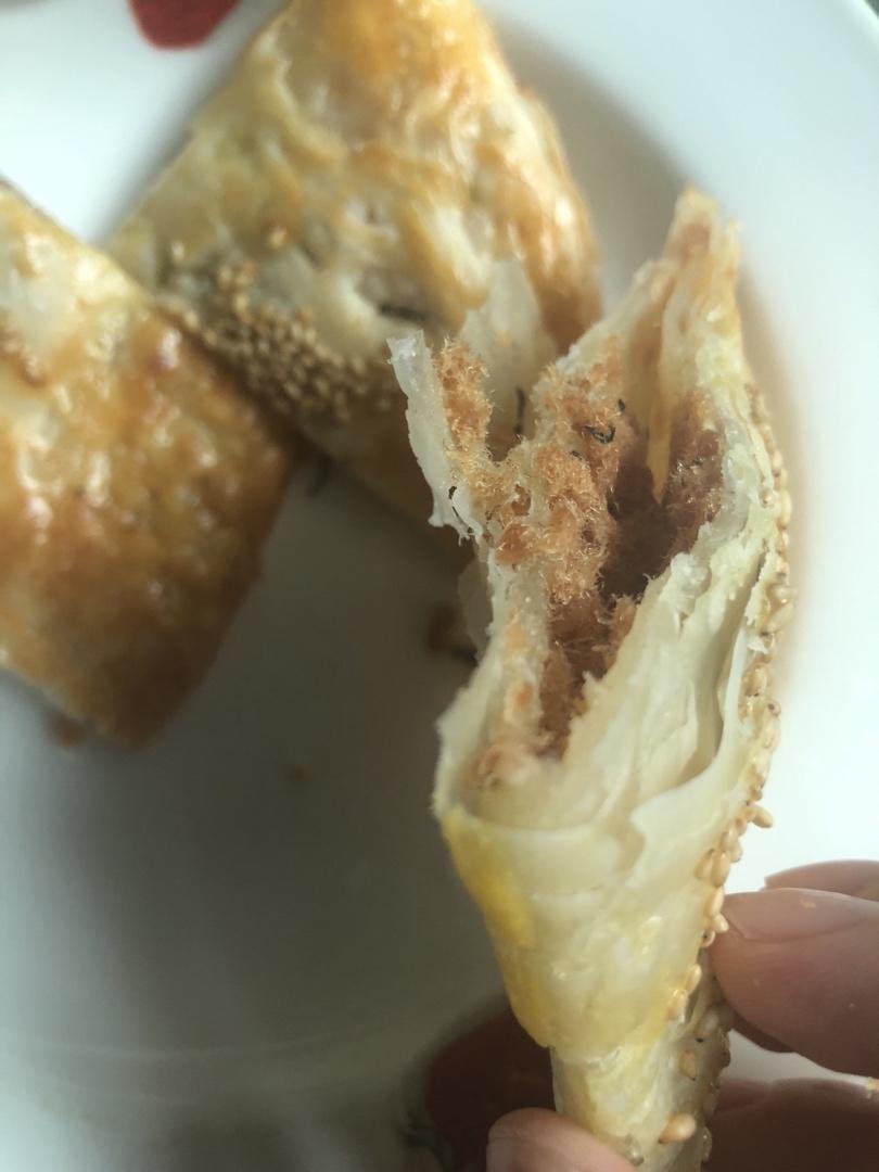 肉松火腿酥【手抓饼版】