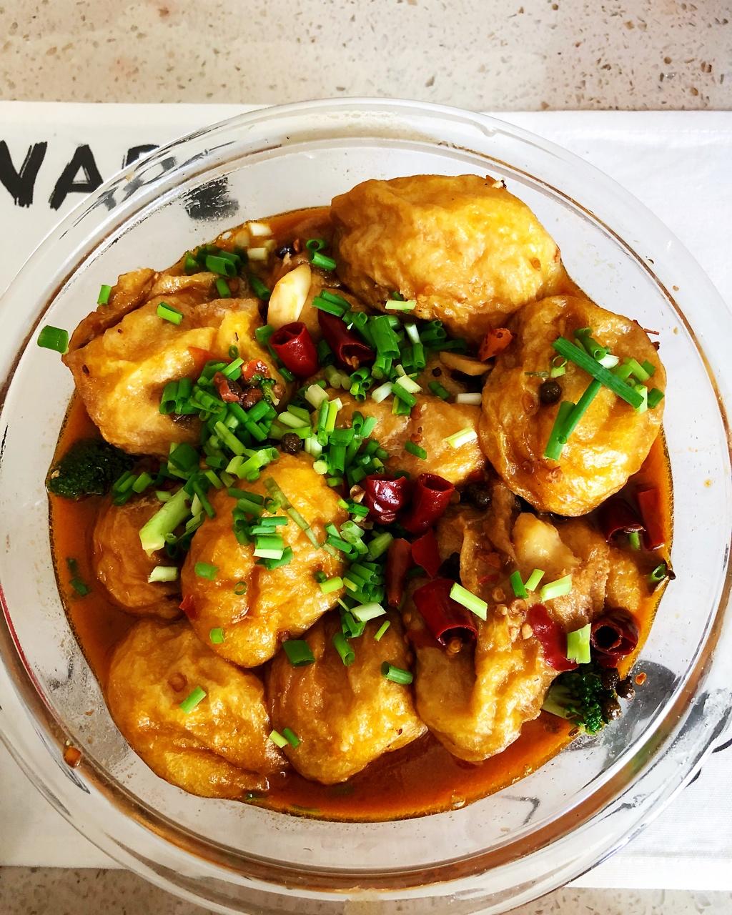 小羽私厨之油面筋酿虾滑