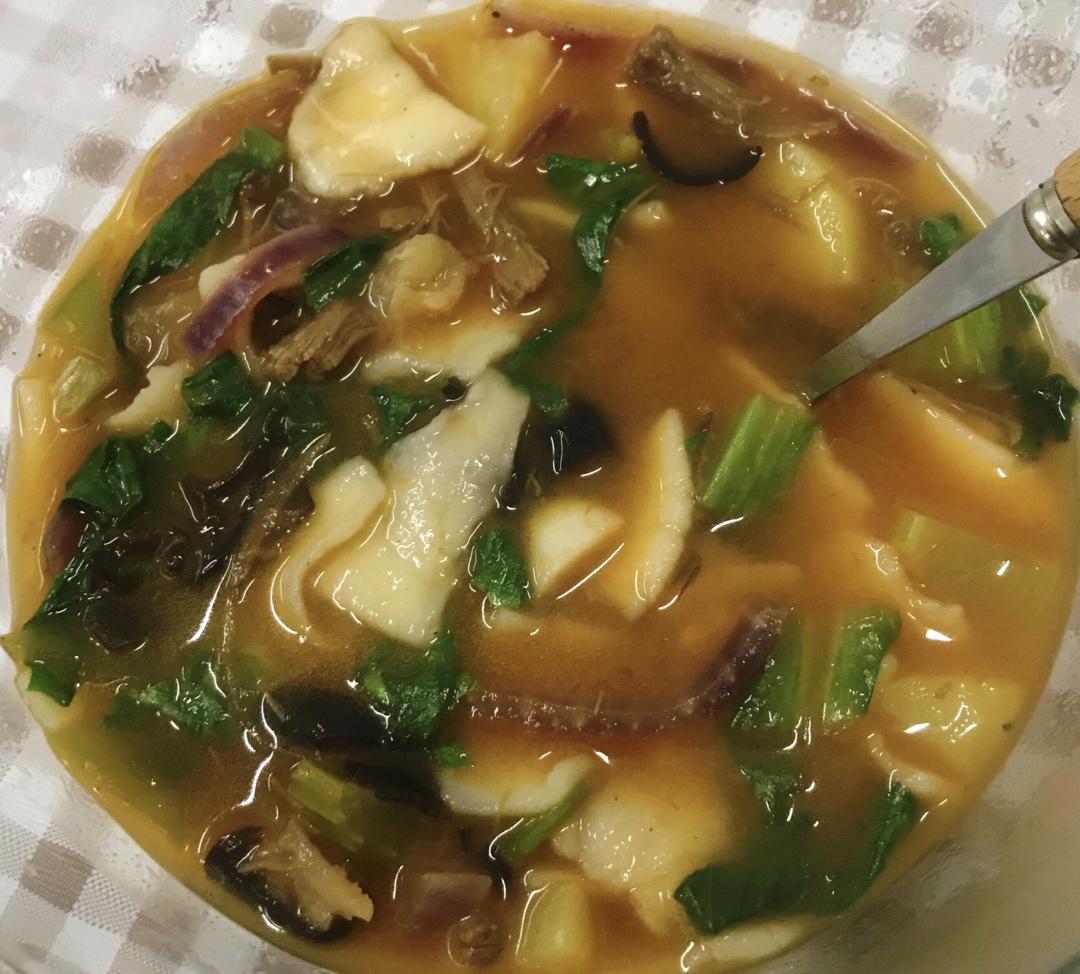 新疆汤饭（揪片子）附揪面片图解