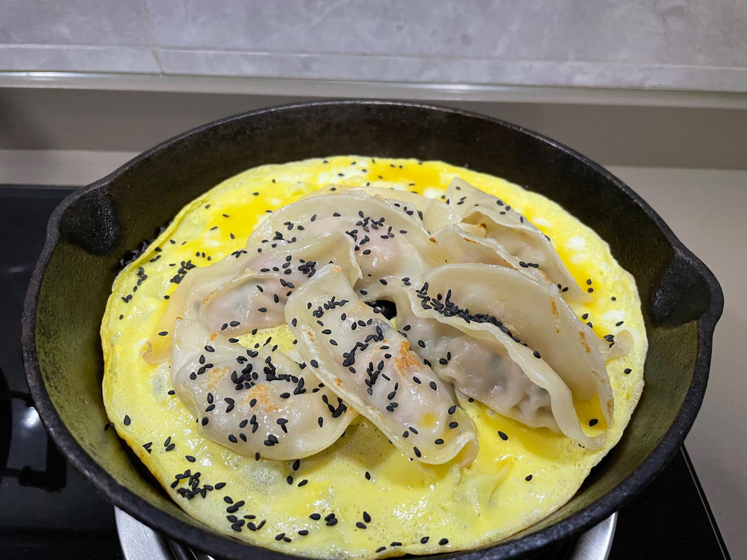 煎蛋水饺