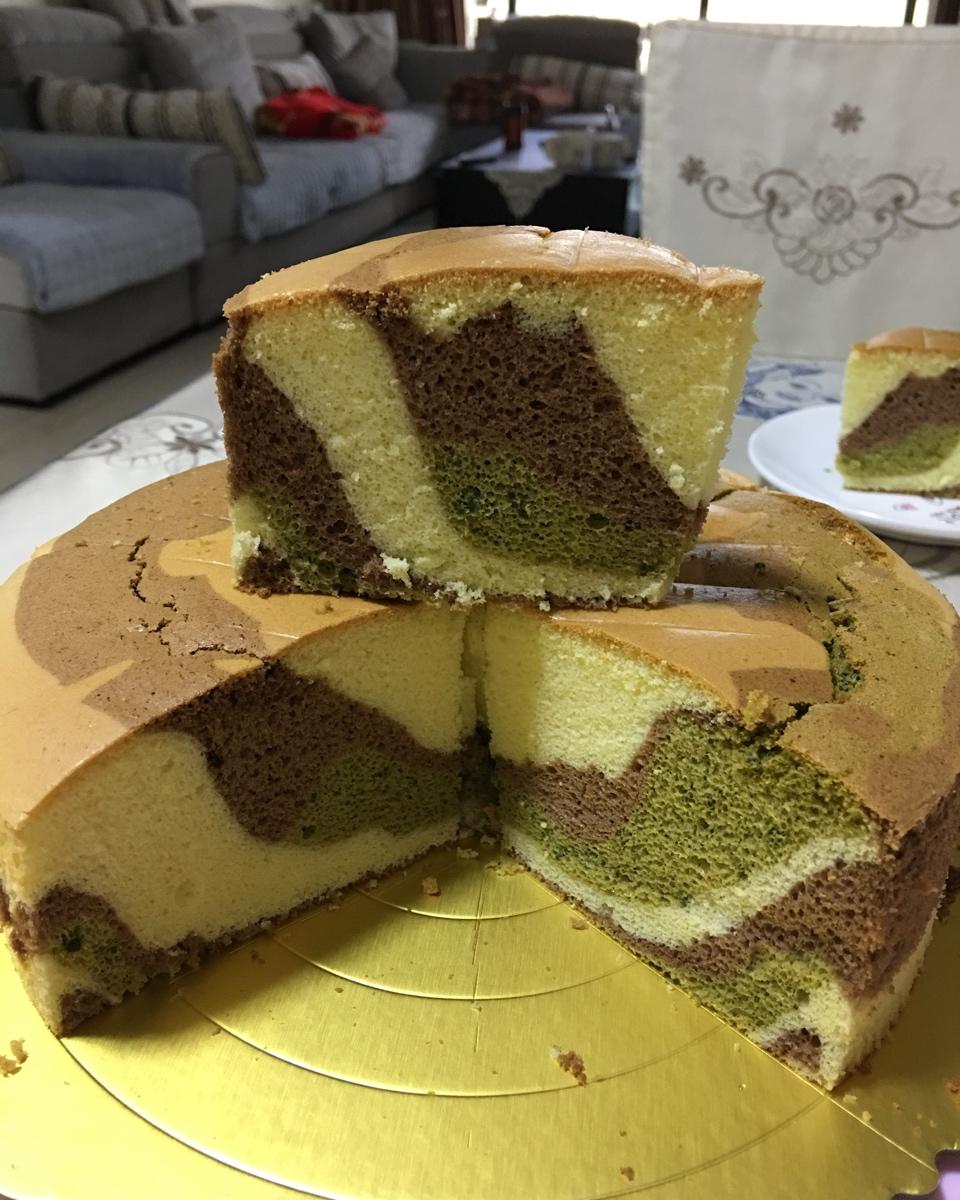 斑马纹戚风蛋糕