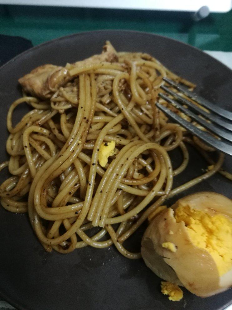 简单快手的黑椒意面