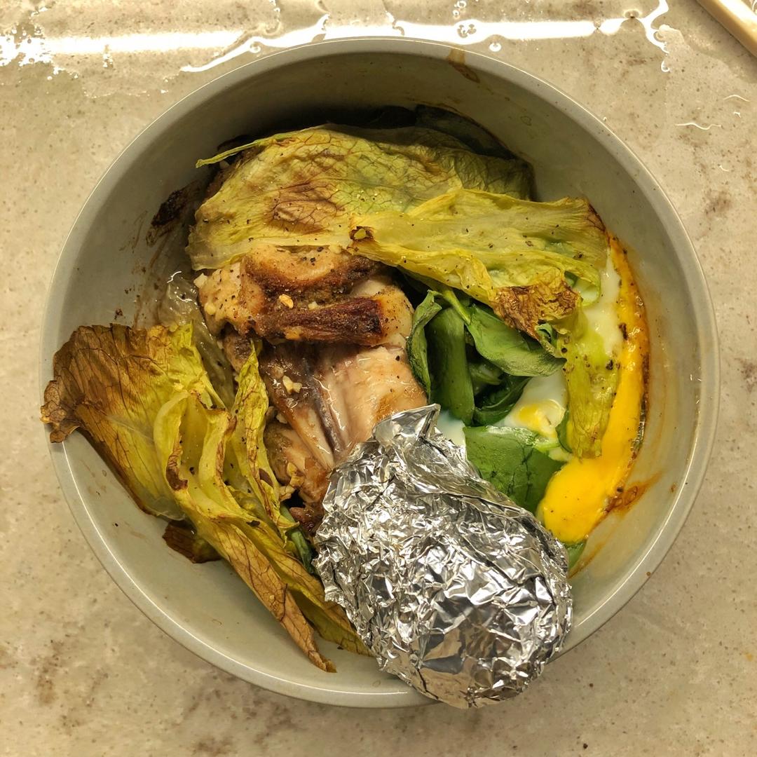 蔬菜醋烤鸡