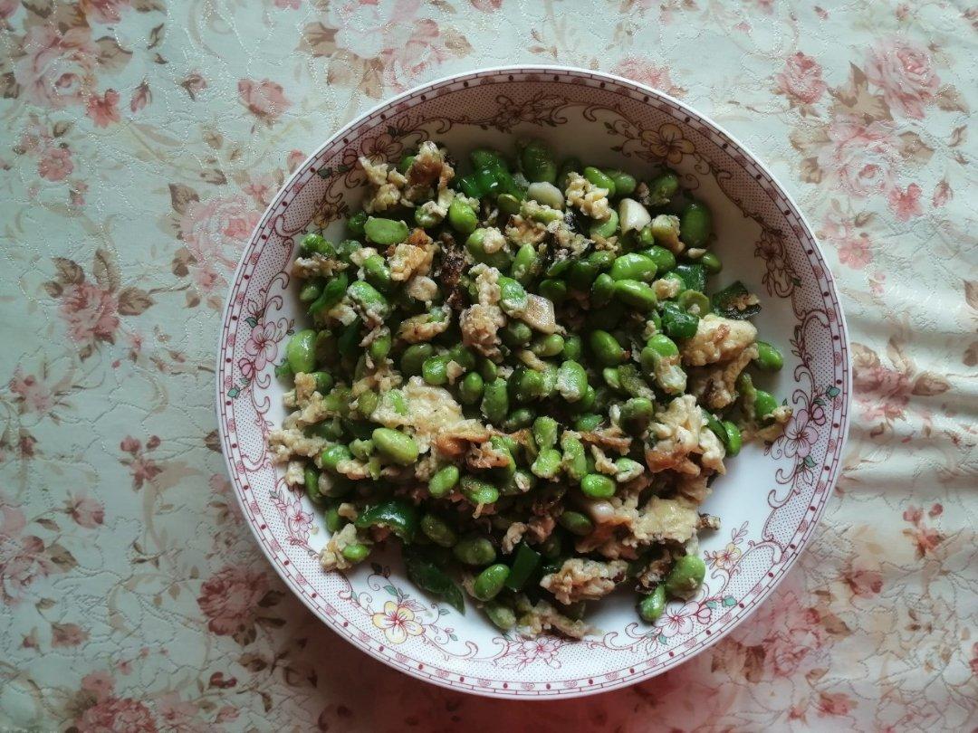 毛豆米炒鸡蛋