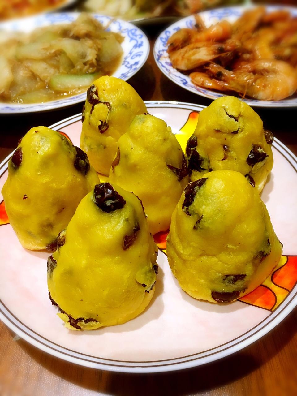 枣香玉米窝头