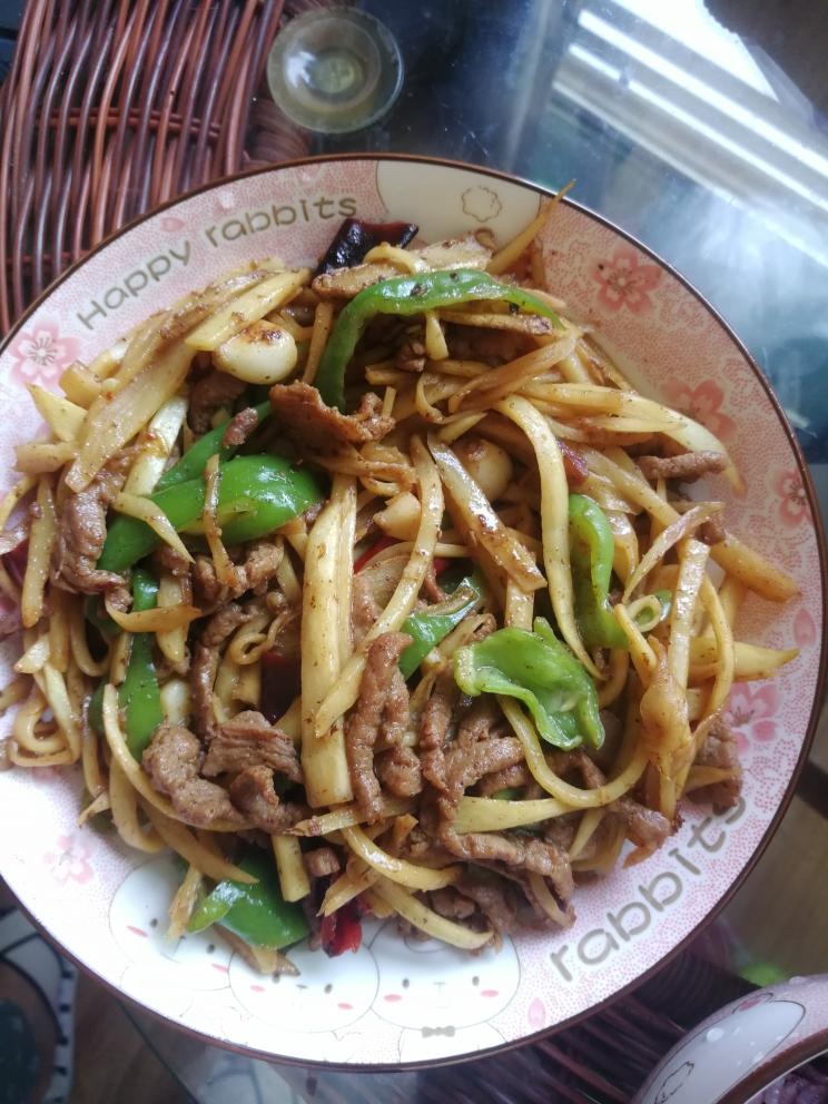 超好吃的茭白肉丝的做法
