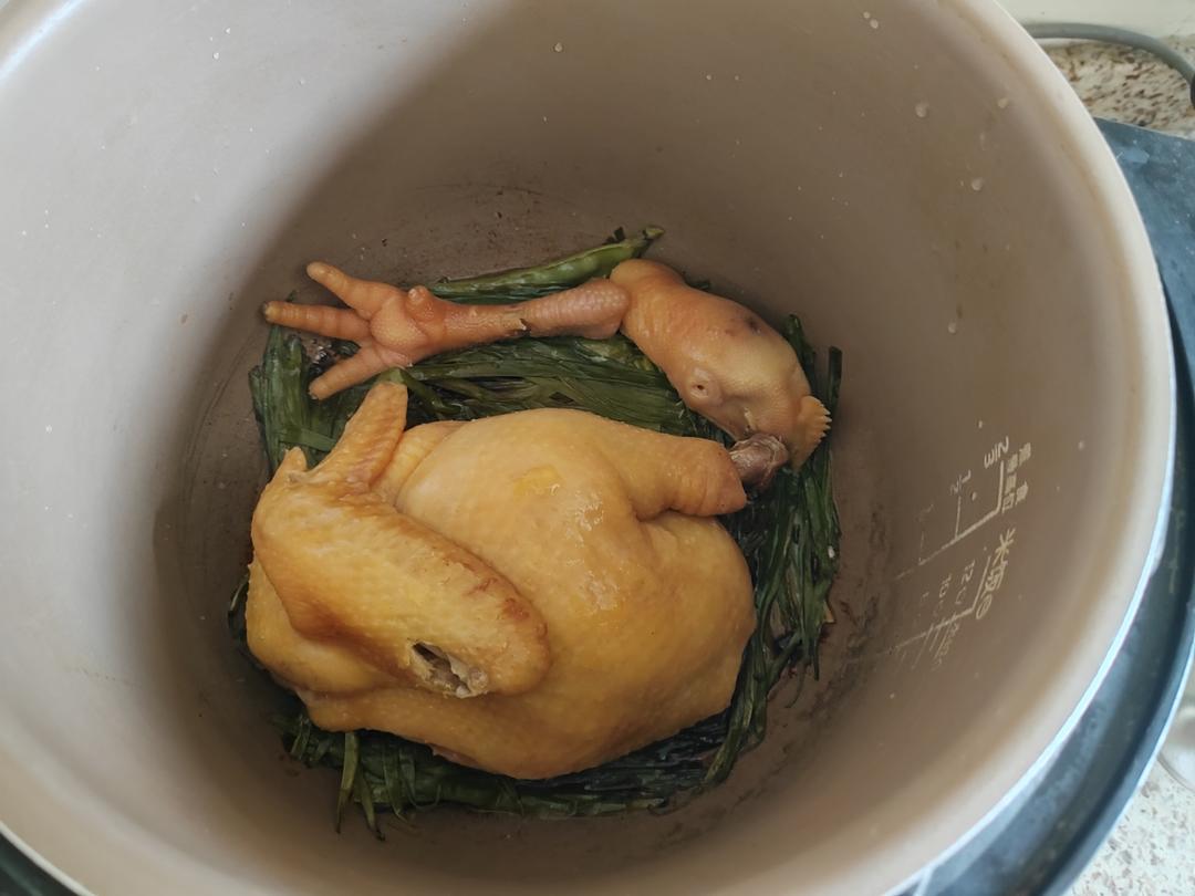 无水焗葱油鸡