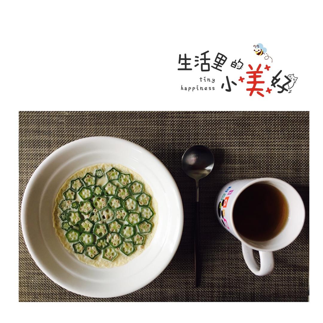 秋葵蒸蛋（简单营养快手）