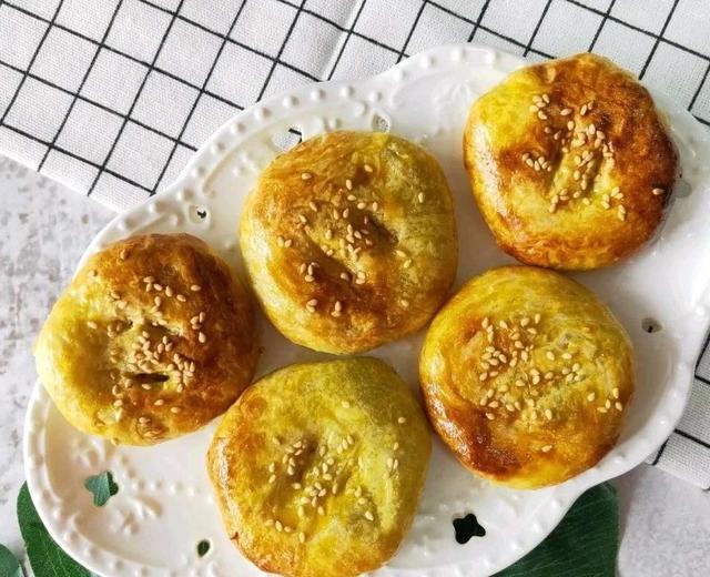 空气炸锅蜜豆红薯饼的做法