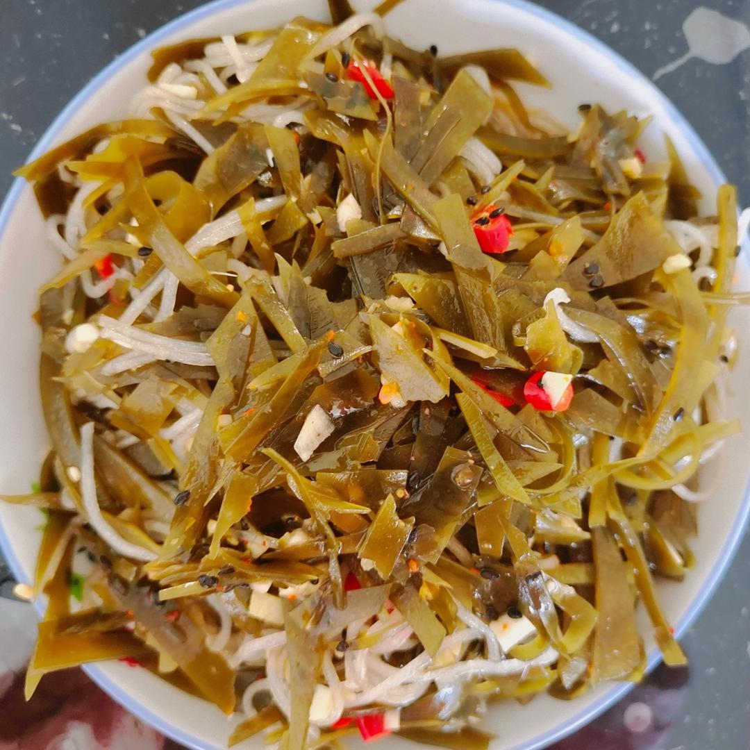 凉拌香辣海带丝