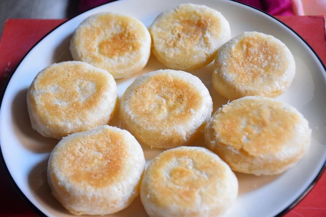 酥皮绿豆饼