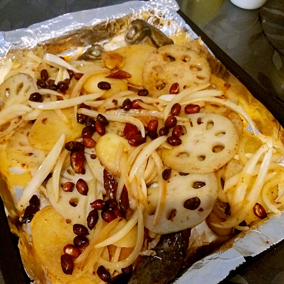 烤箱烤鱼