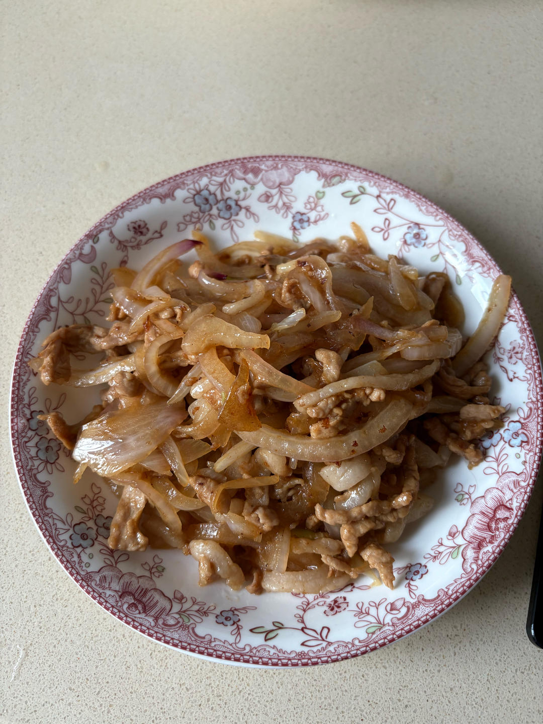 洋葱炒肉丝