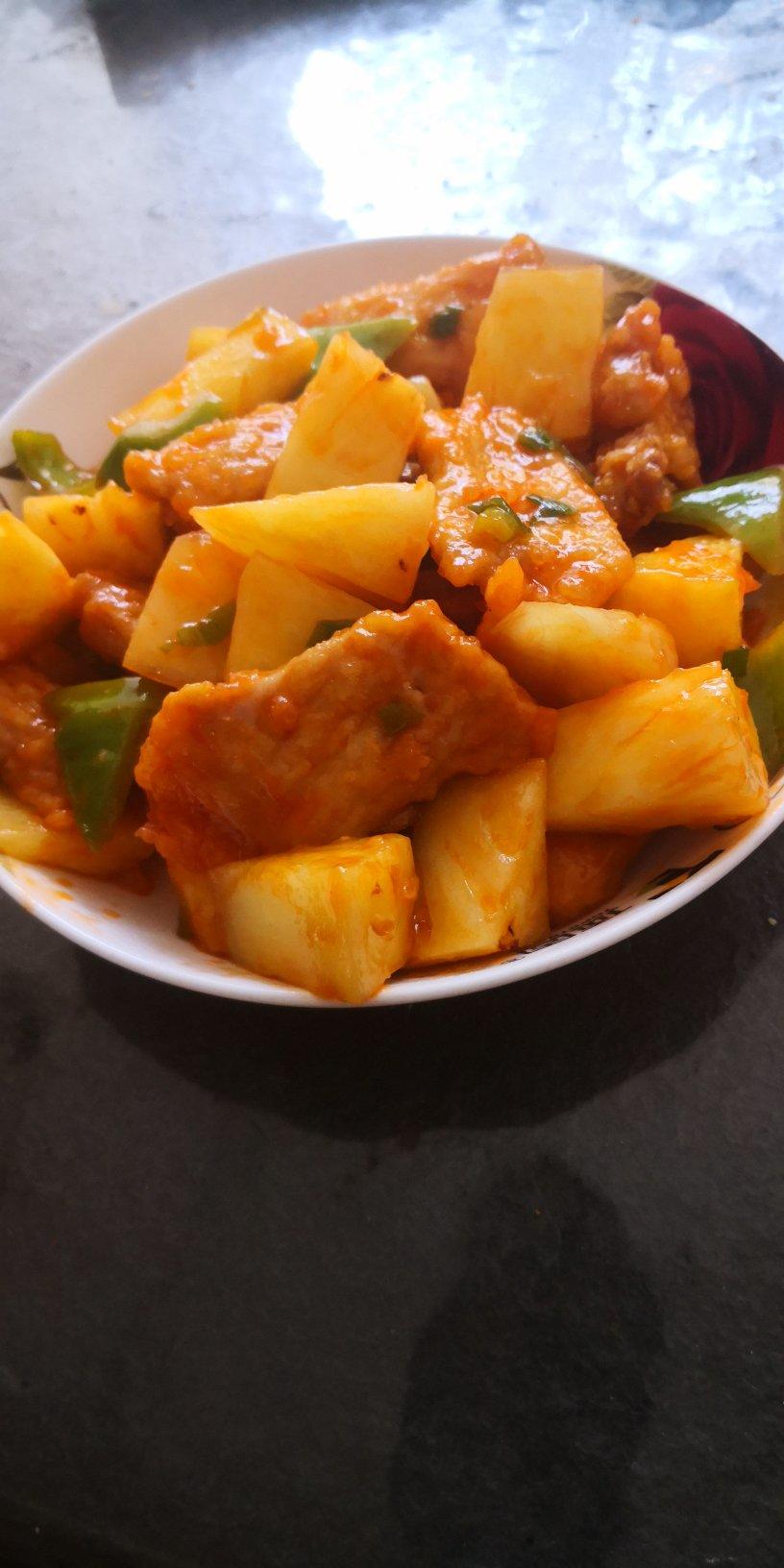 里脊【菠萝古老肉】菠萝