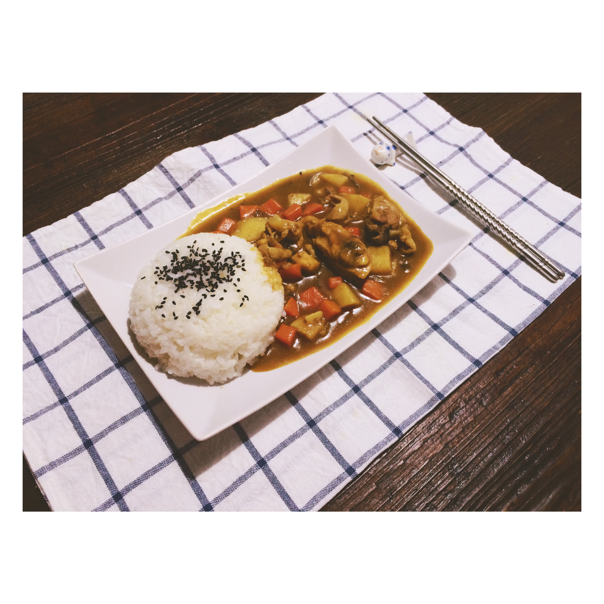 咖喱鸡饭