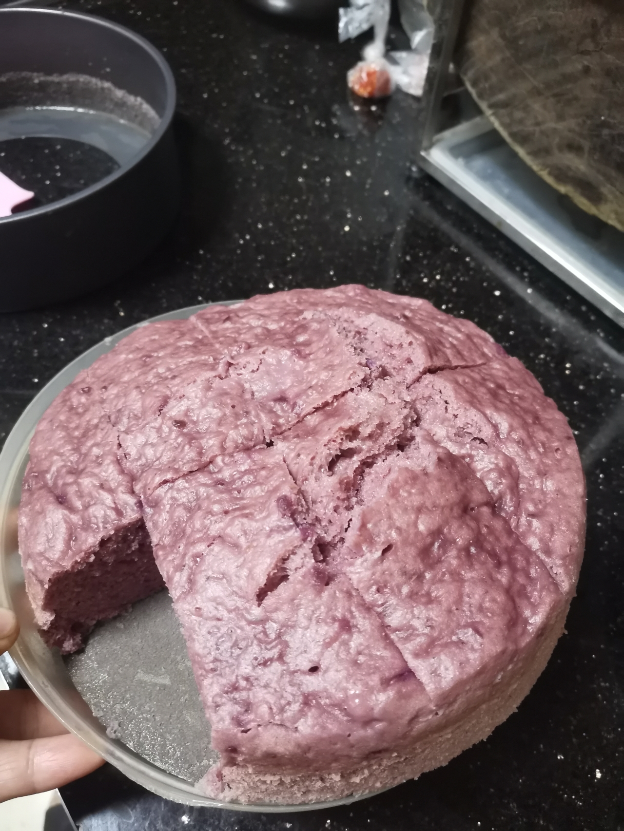 紫薯发糕（简单易做）
