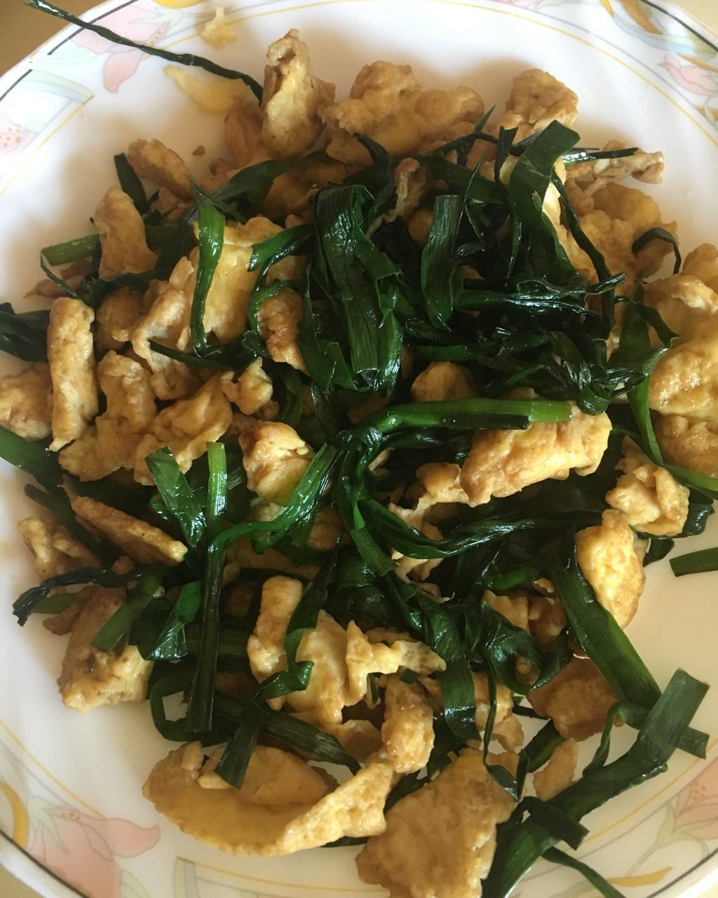 韭菜炒鸡蛋