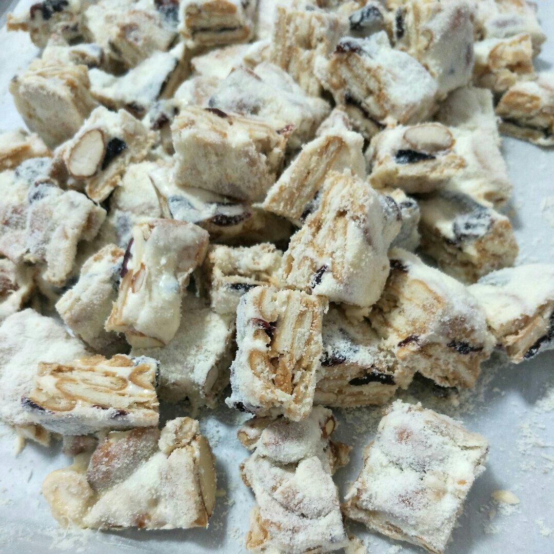 雪花酥的详细，真的比牛轧糖好吃哈~