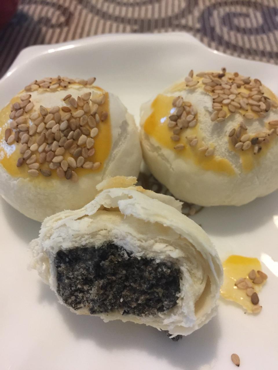 芝麻椒盐牛舌饼（北京小吃）
